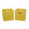 Household Essentials 2pc 12" x 13" Fabric Storage Bin Set - 4 of 4