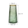 Unique Bargains Glass Minimalist Home Table Centerpieces Decor Flower Vase - 2 of 4
