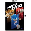 Trends International Sonic the Hedgehog 3 - Hero Trio Wall Poster - 3 of 4