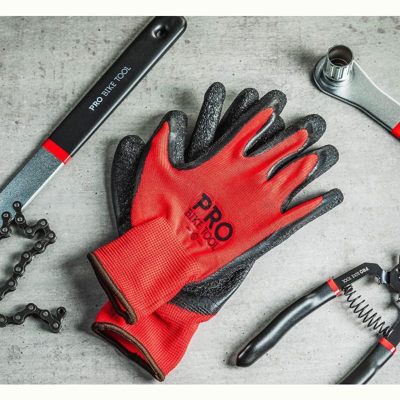 Pro-Bike Tool Mechanics Gloves - Large Size - 1 Pack, 3 of 4