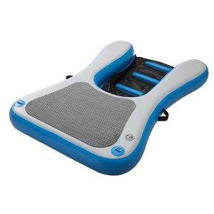 Sevobal Pet Steps and Ramps, Inflatable Dog Stair Ramp with Storage Bag, Portable Pet Steps for Boat Dock Pool, Blue, 40.15"*59.8"*6.5" - 1 of 4