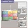 Sorbus 9 Drawers Dresser- Storage Unit with Steel Frame, Wood Top, Fabric Bins - for Bedroom, Closet, Office and more - 3 of 4