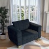 1-Seater Plush Cloth Soft Sofa Chair with High Sofa Legs, Easy Cleaning, and Fun Assembly - 2 of 4