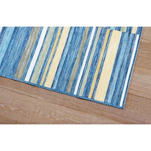 Obeetee Plaza Lines Woven Indoor/Outdoor Area Rug - 1 of 4