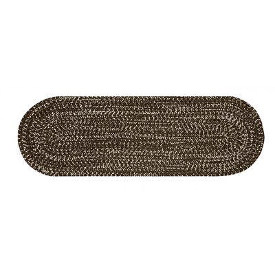 24" x 72" Chenille Tweed Collection Dove & Chesnut Reversible Indoor Area Utility Runner Rug - Better Trends