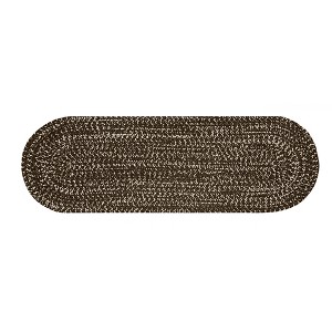 24" x 72" Chenille Tweed Collection Dove & Chesnut Reversible Indoor Area Utility Runner Rug - Better Trends - 1 of 4