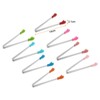 Unique Bargains Stainless Steel with Silicone Tips Food Tongs 8 Pcs - 2 of 4