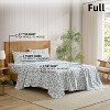HLC.ME Floral Multi-Piece Bed Sheets Set - Wrinkle Resistant & Ultra Soft - Fits Mattresses up to 15 Inches Deep - 3 of 4