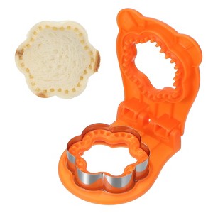 Unique Bargains PP Flower Shape Crustless Sandwich Cookie Cutter - 1 of 4