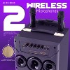 Audiobox® Groovestar Dual-8-In. Portable Bluetooth® Party Speaker® with Lights, Wireless Microphones, WaveSync™, and Remote, ABX-8080R in Black - 4 of 4