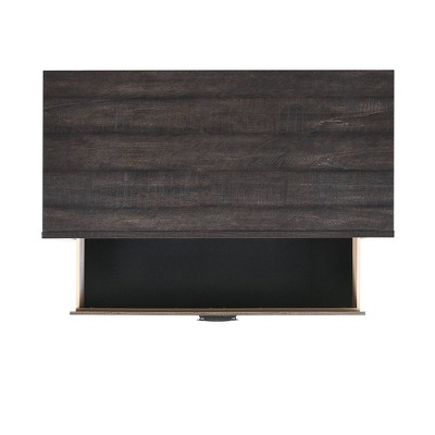 Harrison Rustic Brown 4-Drawer Chest with Felt Lined Top