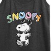 Women's - Peanuts - Snoopy Sketchy Graphic Racerback Tank - 2 of 4