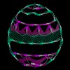 Northlight 17" Pastel Colored Lighted Easter Egg Spring Window Silhouette Decor - 2 of 4
