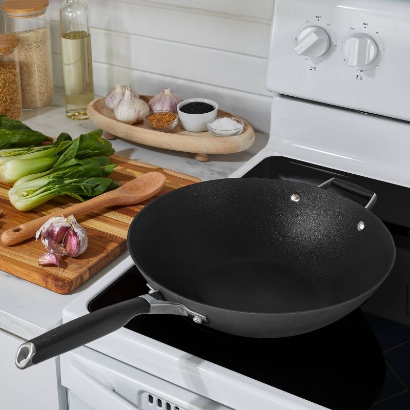 Select by Calphalon Nonstick with AquaShield Wok Pan, 6 of 9