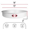 Fat Daddio's Anodized Aluminum Round Cake Pans 15" x 3" - 2 of 4