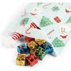 Okuna Outpost 100-Pack Small Gift Bags Christmas Party Favors Gift Bags with Handles, 9" x 12" - 2 of 4