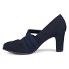 Journee Collection Women's Loren Comfort Insole Medium and Wide Width Round Toe Mid Block Heel Pumps - 2 of 4