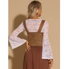 INSPIRE CHIC Women's Faux Suede Vintage Sleeveless Lace Up Zipper Decor Waistcoat Vests - 3 of 4