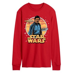 Men's - Star Wars - Lando Circle Long Sleeve Graphic T-Shirt - 1 of 2