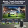 NBD 4K Support Projector with 5G WiFi and Bluetooth, 600ANSI Native 1080P Home Theater Projector for Phone, TV Stick & PC - 4 of 4