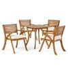 Maggift Patio Seating Sets Outdoor, Featuring Unique Design, Ideal for Chats, Perfect for Gardens, Living Spaces, Beige, 24"*27.5"*34.25" - 2 of 4