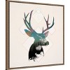 Amanti Art Stag Double Exposure Wildlife Art I by Circle Art Group Framed Canvas Wall Art - 3 of 4