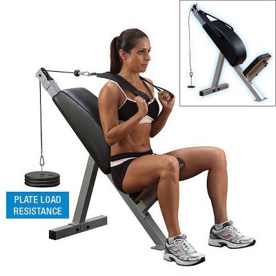 Body-Solid Powerline Plate Load Ab Crunch Bench