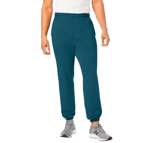 Kingsize Men's Big & Tall Fleece Elastic Cuff Sweatpants - 4xl, Blue :  Target