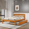 Donco Kids Econo Contemporary Full Honey Bed with Twin Trundle - 2 of 4