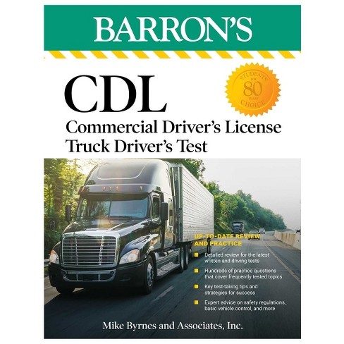 Cdl: Commercial Driver's License Truck Driver's Test, Fifth Edition:  Comprehensive Subject Review + Practice - (barron's Test Prep) 5th Edition  : Target