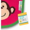 Pavilion Gift Company - Pink and Green Monkey -  Baby Bib - Bibs - 2 of 4