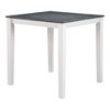 TiramisuBest Walnut Counter Height 5pc Dining Set Walnut Finish Table and 4 Counter Height Chairs - 4 of 4