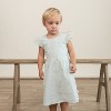 Makemake Organics Organic Flutter Summer Dress - Green Stripes , 5-6 Years - 3 of 4