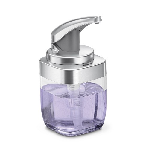 Simplehuman 10 oz. Liquid Soap Pulse Pump Dispenser, Brushed Stainless  Steel & Reviews