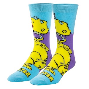ODD SOX, Nickelodeon Socks for Men Women Fun Retro 90s Nick Cartoon Assorted Prints, Large - 1 of 4
