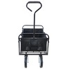 CAVINAS Heavy Duty Folding All-Terrain Wagon, Shopping Cart with Wheels, Utility Cart for Camping Shopping - 3 of 4