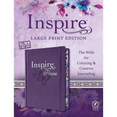 Inspire Praise Bible Large Print NLT - (Hardcover)