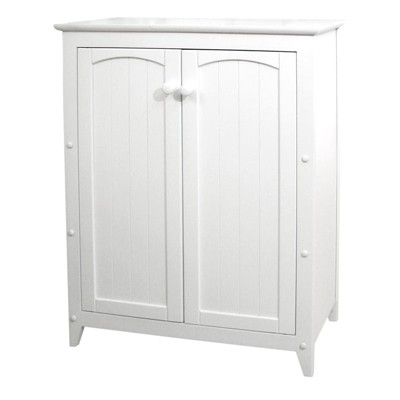 target white cabinet