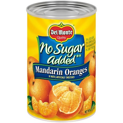 Del Monte No Sugar Added Mandarin Oranges in Water 15oz