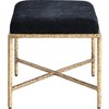 Meridian Furniture,Valley Chenille Fabric Bench - 4 of 4
