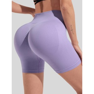 Workout Shorts for Women Scrunch Butt Lifting 4''- Medium Waisted Booty Workout Volleyball Yoga Seamless Shorts - 1 of 1