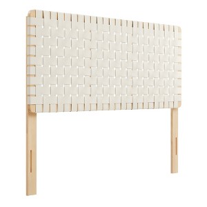 Modway Sparta Weave Full Vegan Leather Headboard - 1 of 4
