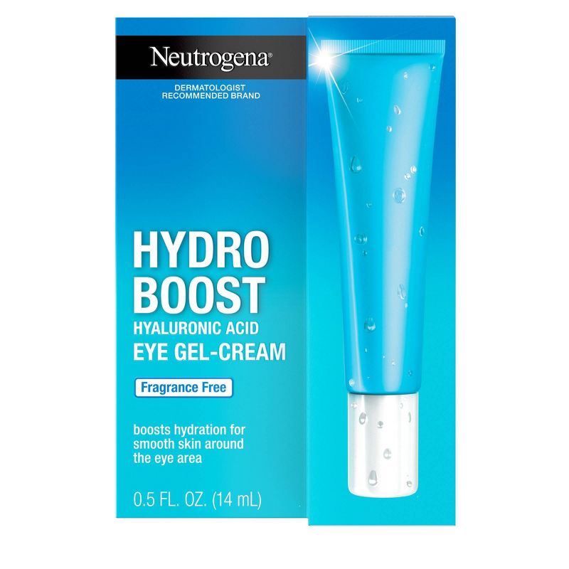 Neutrogena Hydro Boost Under Eye Gel Cream with Hyaluronic Acid - Fragrance Free - 0.5 fl oz, 2 of 13