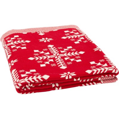 Frost Throw - Red - 50" X 60" - Safavieh