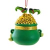 Kurt S. Adler 3.25 In Irish Pot Of Gold Ornament Gold Coins Leprechaun Feet Tree Ornaments - 2 of 3