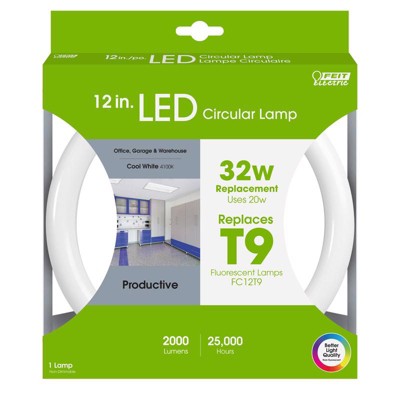 Feit Electric Plug & Play T9 Cool White G10Q Circular LED Bulb 32 Watt Equivalence 1 pk