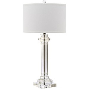 Nina Crystal Column Table Lamp - 30 Inch Height - LIT4166 - Crystal - Safavieh - 1 of 4