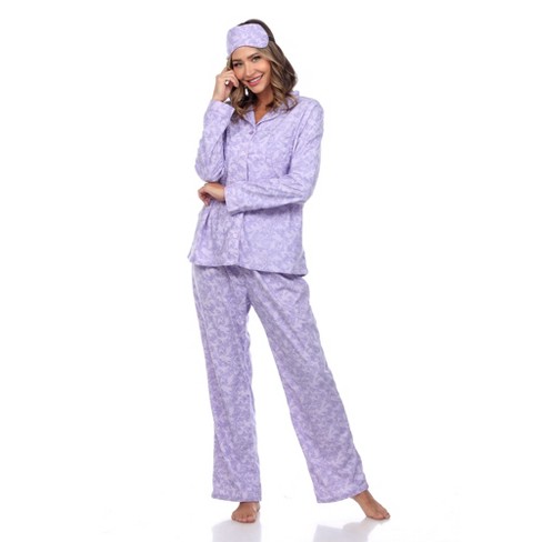 Women's Three-piece Pajama Set - White Mark : Target