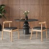 Pexfix Natural-black Faux Leather Dining Room Chair Set of 2 - 2 of 4