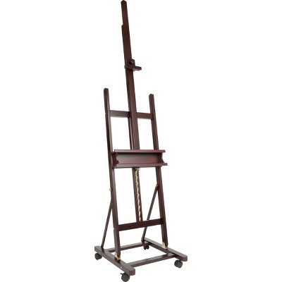 Costway Portable Wood Tabletop Easel H-Frame Adjustable Artist Painting  Display Studio